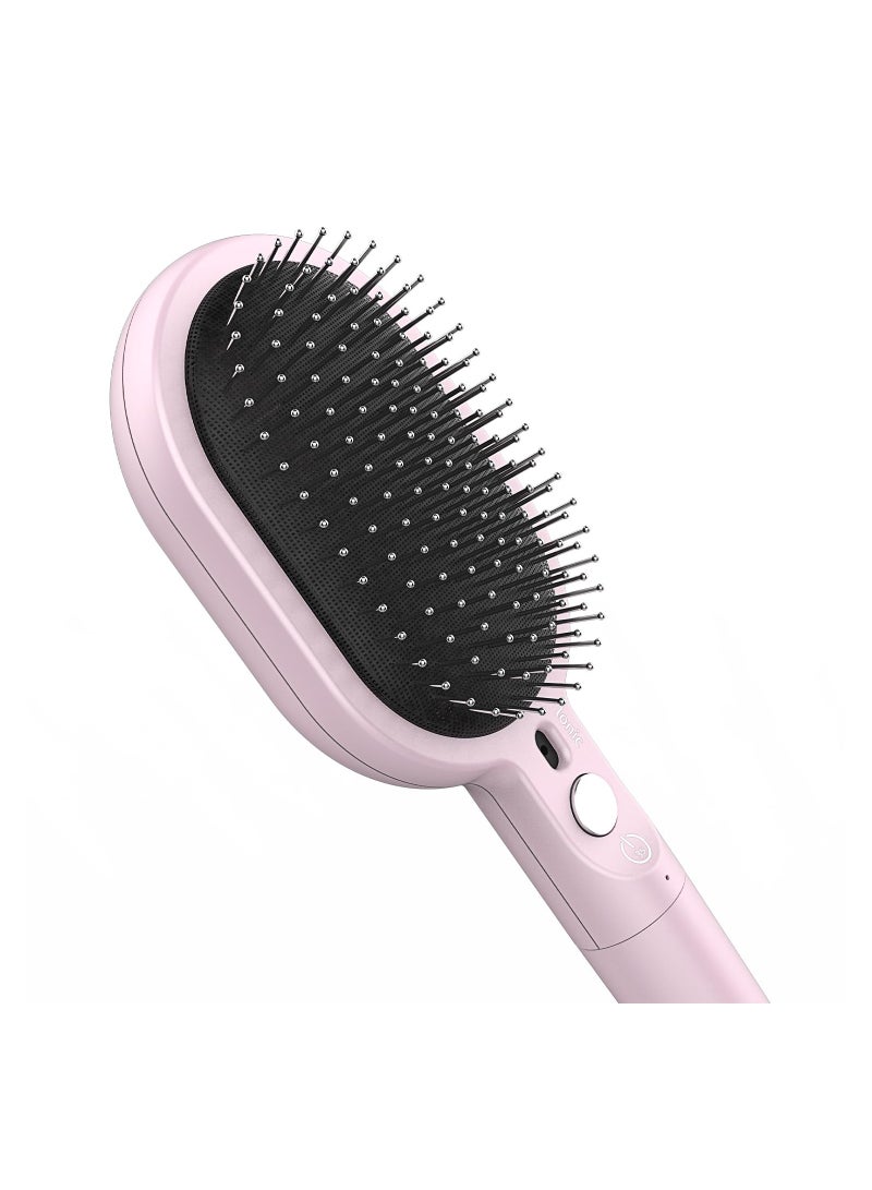 Vibration Negative Ionic Hair Brush, Hair Styling Tool for Blow Drying, Massaging Promoting Circulation, Electric Hair Straightener Brush, for All Hair Types, for Women, Men, Girls, Thick Hair