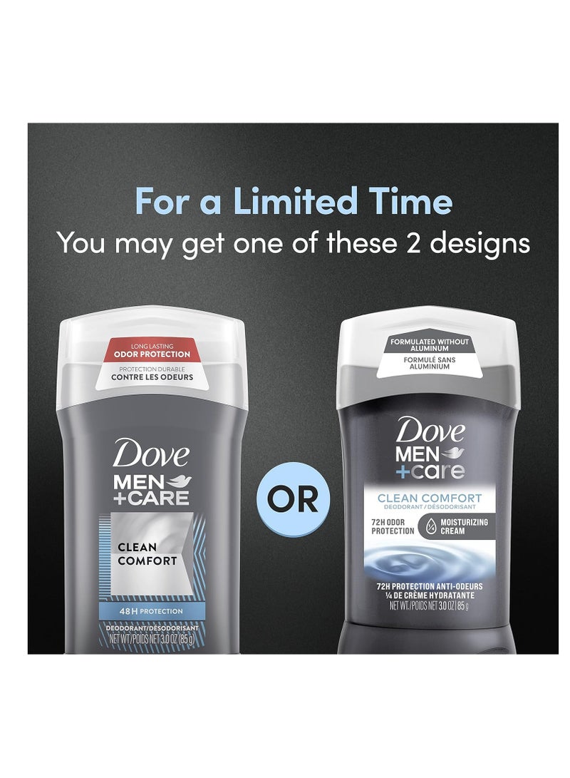 Dove Men+Care Deodorant Stick Moisturizing Deodorant For 48-Hour Protection Clean Comfort Aluminum Free Deodorant For Men 3oz 2 Count