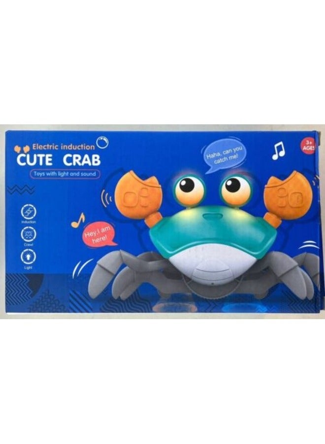 Brand New Electric Induction Cute Crab Crawling Toy Lights Sounds and Endless Fun