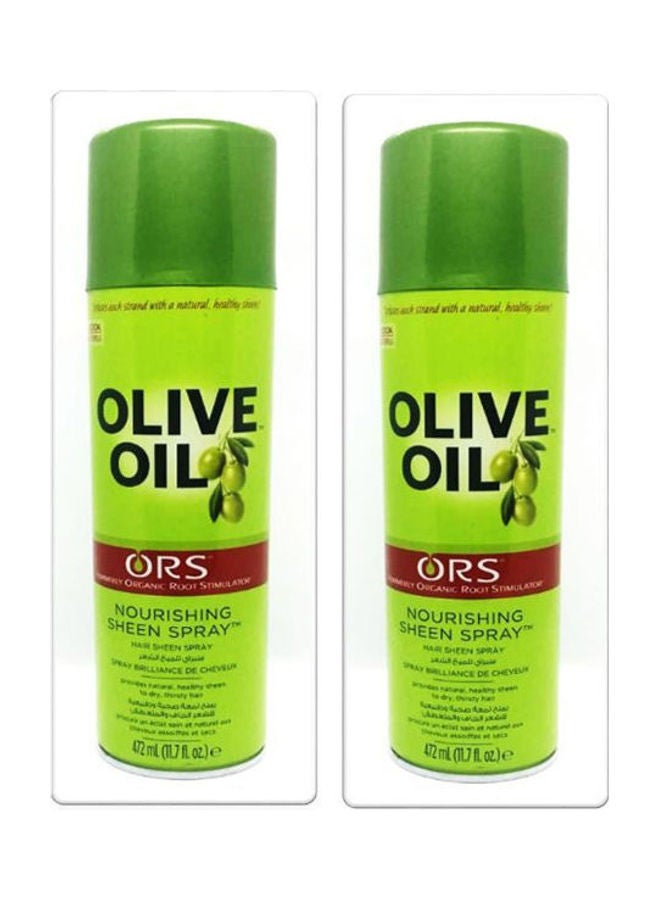 Olive Oil Hair Sheen Spray -2pcs 472ml