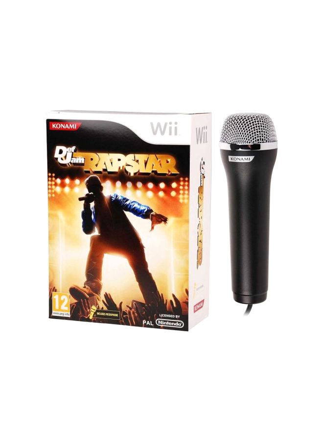 Def Jam Rapstar - Nintendo Wii With Mic - music_dancing - nintendo_wii