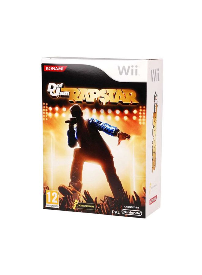 Def Jam Rapstar - Nintendo Wii With Mic - music_dancing - nintendo_wii