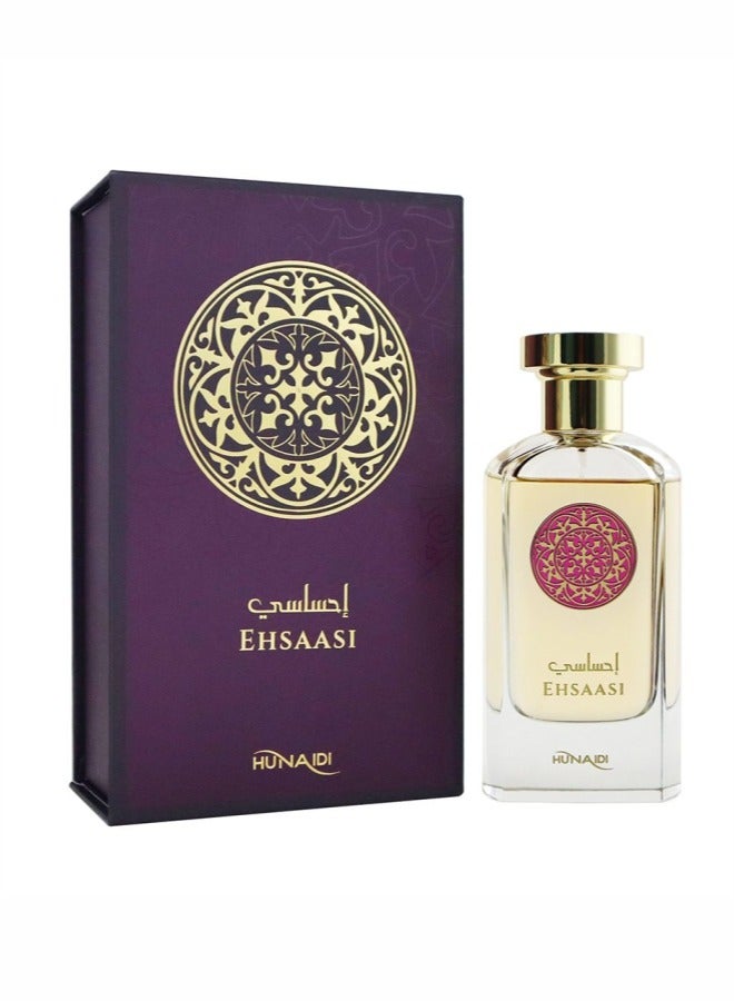 Ehsaasi By HUNAIDI Perfumes Eau De Parfum for Men and Women 100ml | Enigmatic Fragrance for Both Genders | Long Lasting Perfume With Spicy Fruity Notes