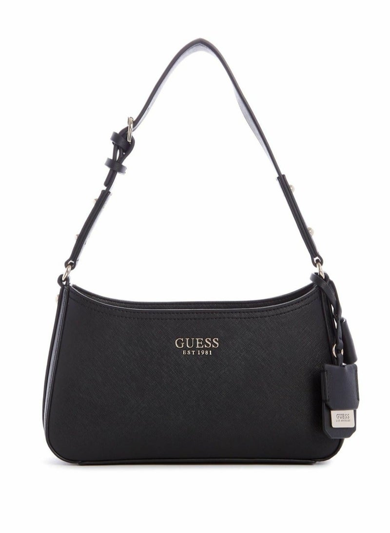 New Guess Tag underarm bag with label Black