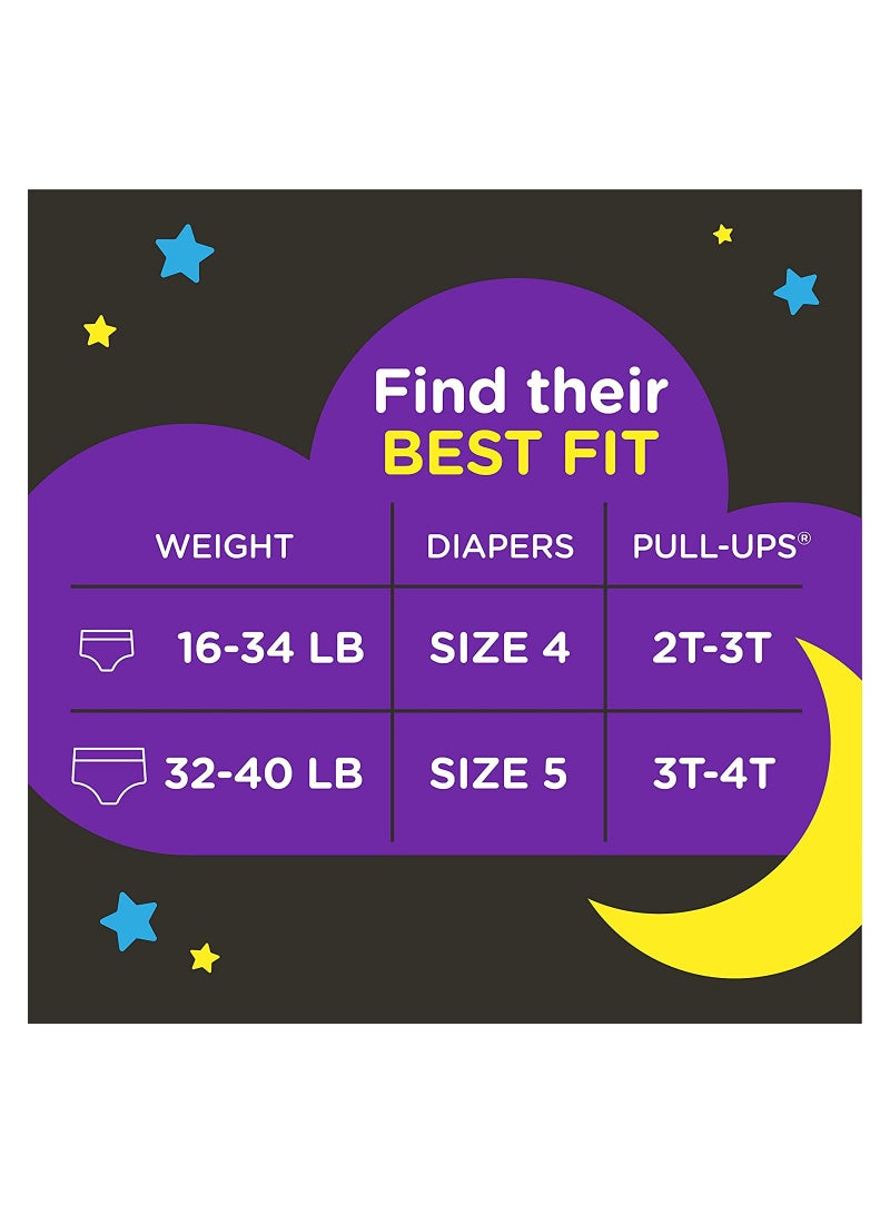 Pull-Ups Night-Time Boys Training Pants 2T-3T 68 Counts