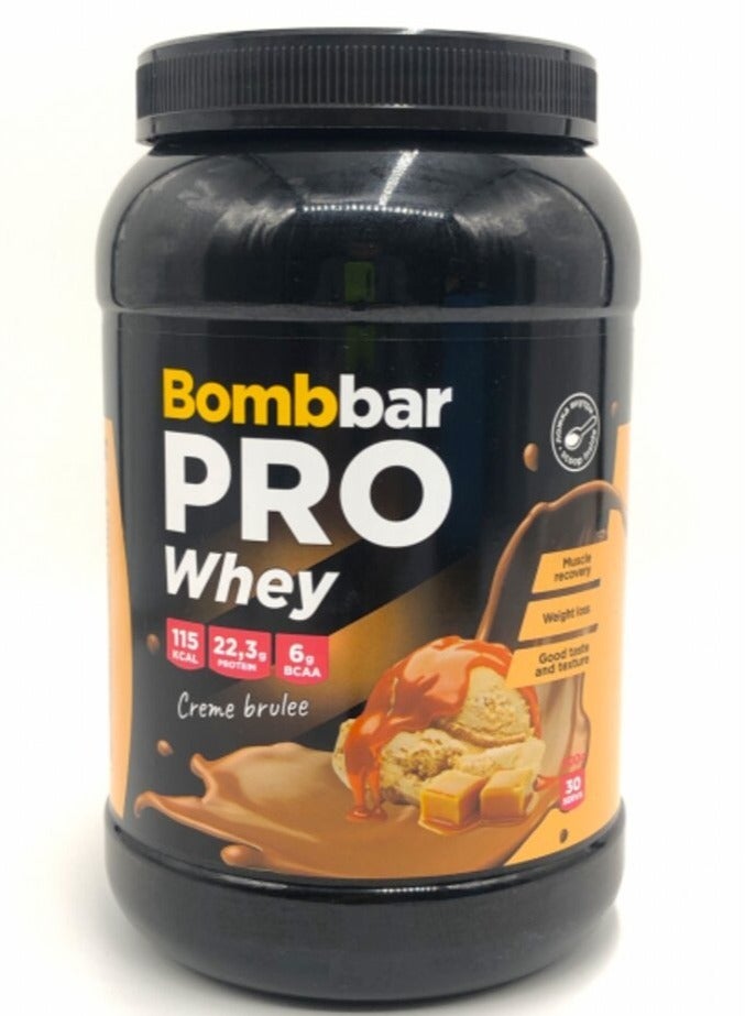 Premium Whey Protein 900g Creme Brulee Flavor