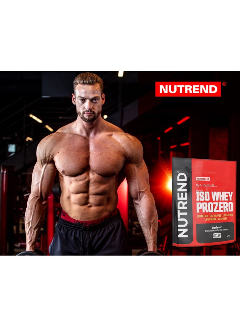 Nutrend ISO Whey Prozero 500g Salted Caramel Flavor 20 Serving