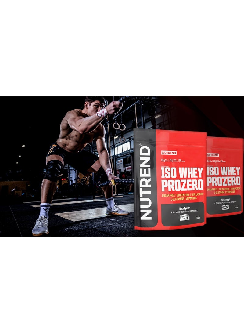 Nutrend ISO Whey Prozero 500g Salted Caramel Flavor 20 Serving