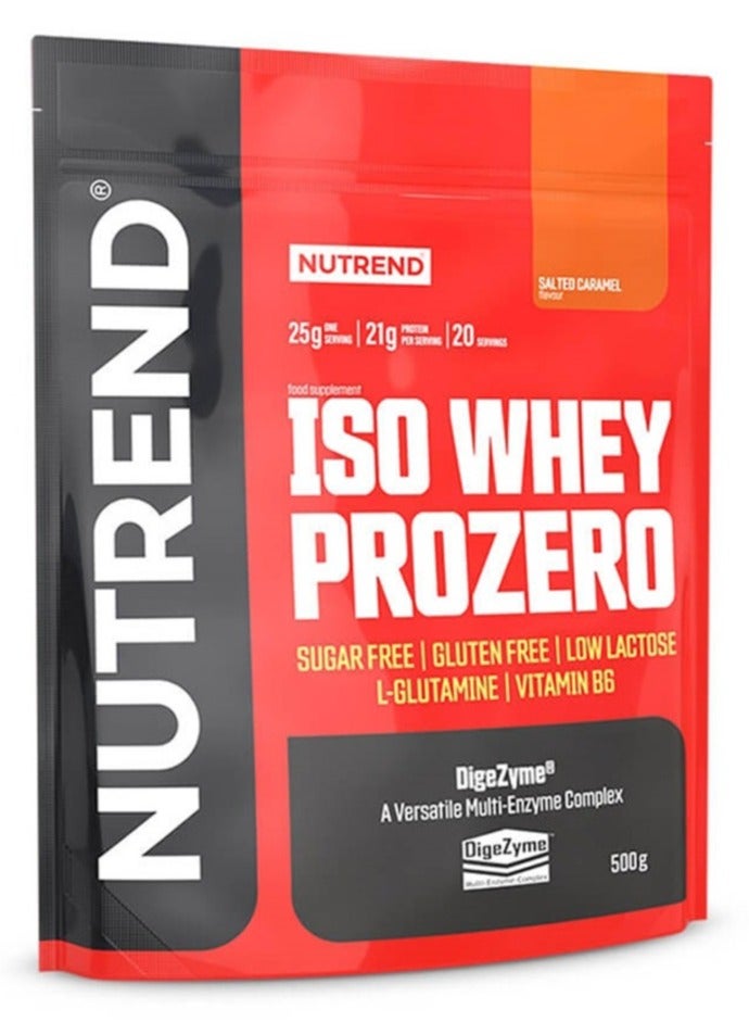 Nutrend ISO Whey Prozero 500g Salted Caramel Flavor 20 Serving