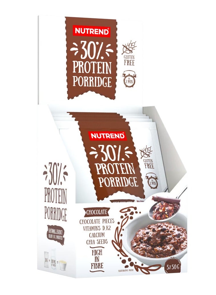 Nutrend 30% Protein Porridge Chocolate Flavor 5x50g