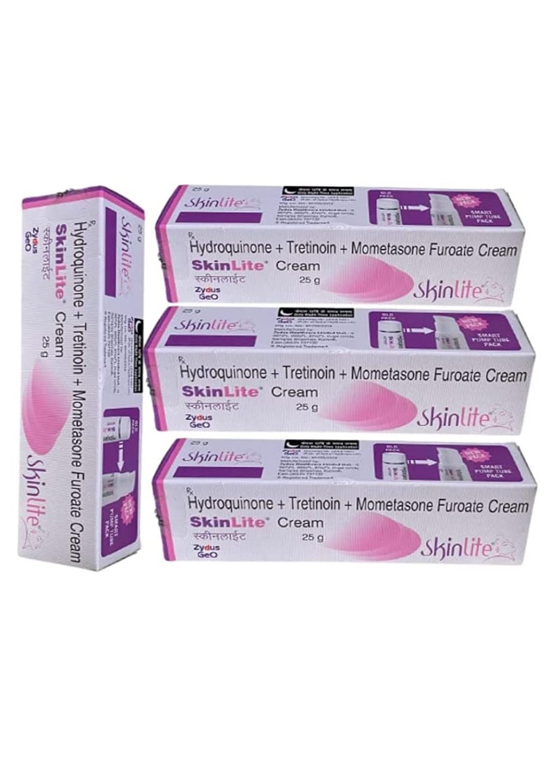 Hydroquinone + Tretinoin + Mometasone + Furoate Cream Pack of 4