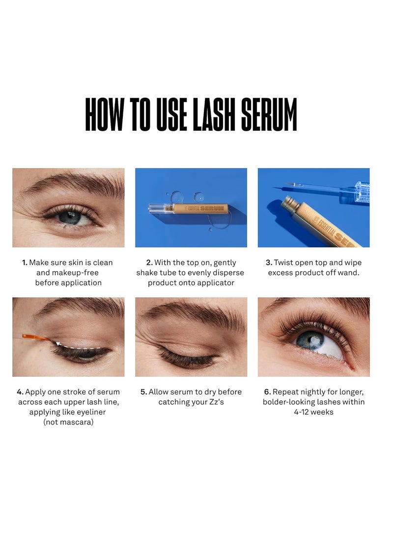 Babe Original Eyelash Serum - Fuller & Longer Looking Eyelashes, Advanced Lash Enhancing Treatment for Natural Lashes, Extensions & Eyebrows, Vegan & Cruelty-Free