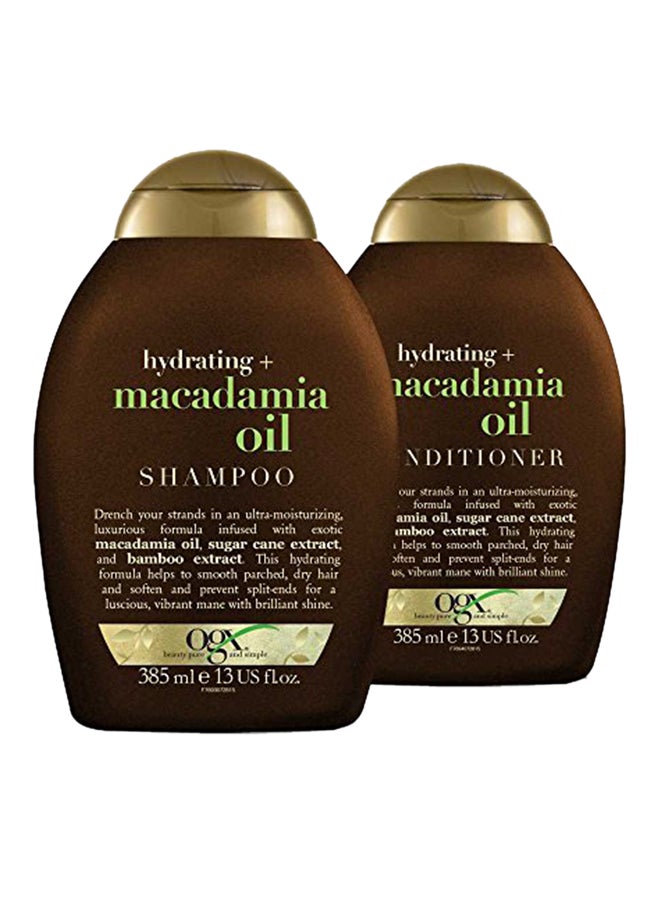 Hydrating Macadamia Oil Shampoo (13 oz) Sulfate Free Surfactants Shampoo, Helps Defrizz, Smooth and Soften, For Most Hair Types Multicolour 0.4086kg