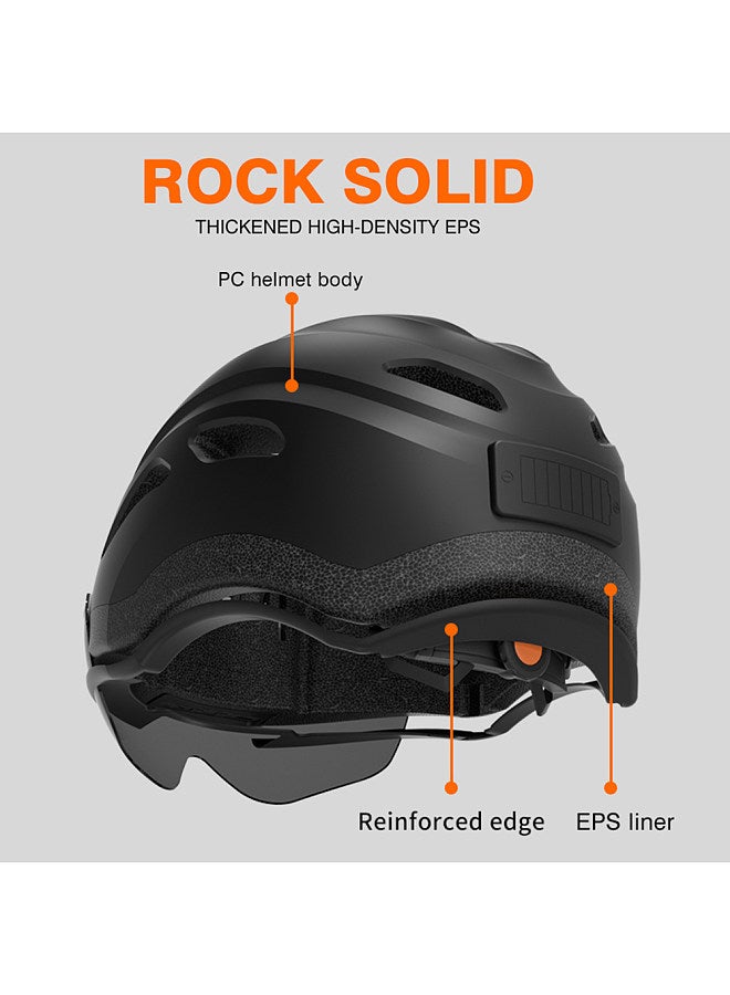 Smart Bike Helmets with 1080P/4K HD Camera Wify APP for Adults