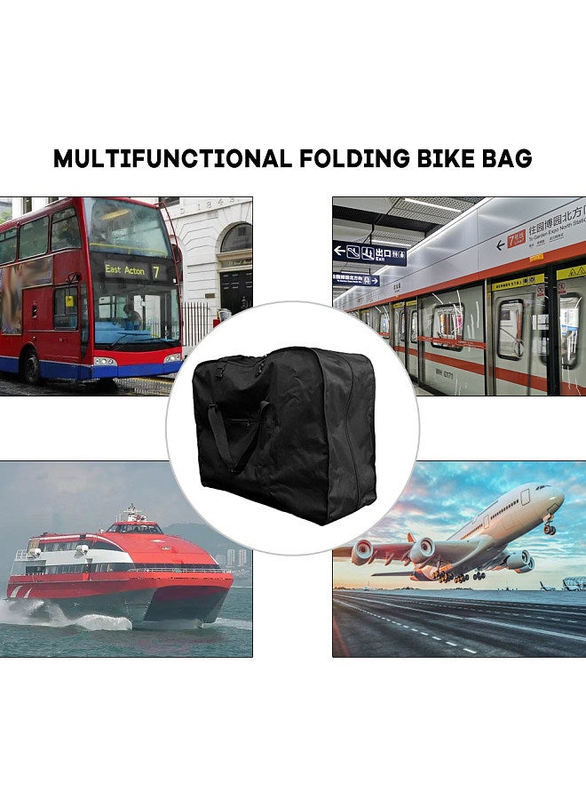 Folding Bike Travel Bag Bicycle Portable Transport Carrying Case for 20-22 inch Folding Bike
