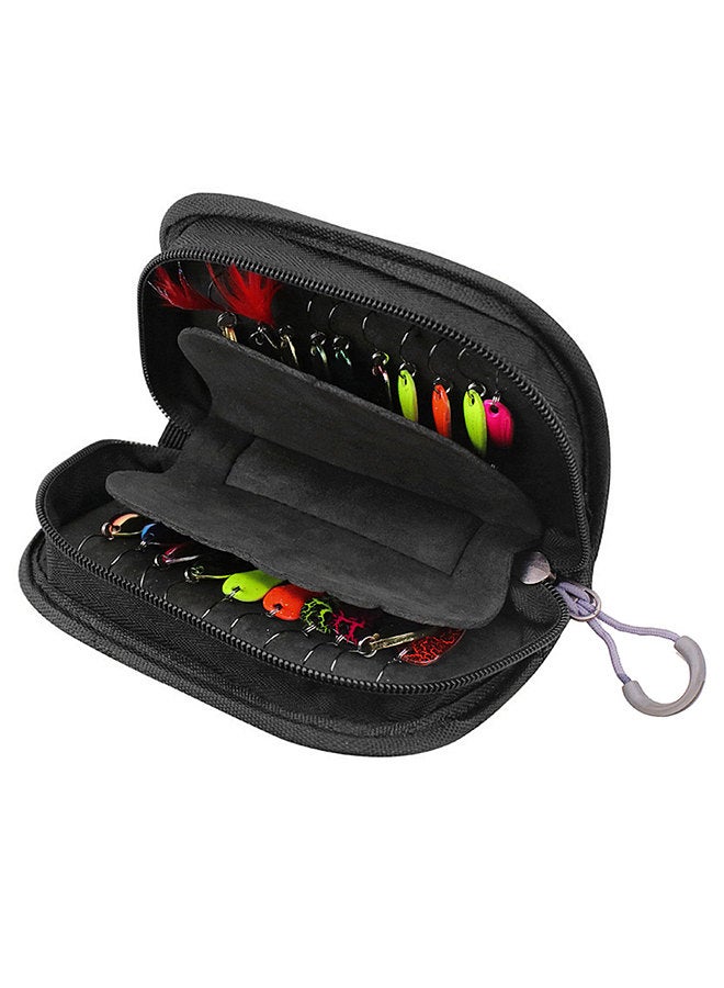 20pcs Fishing Spoons Lures Metal Baits Set for Casting Spinner Fishing Bait with Storage Bag Case