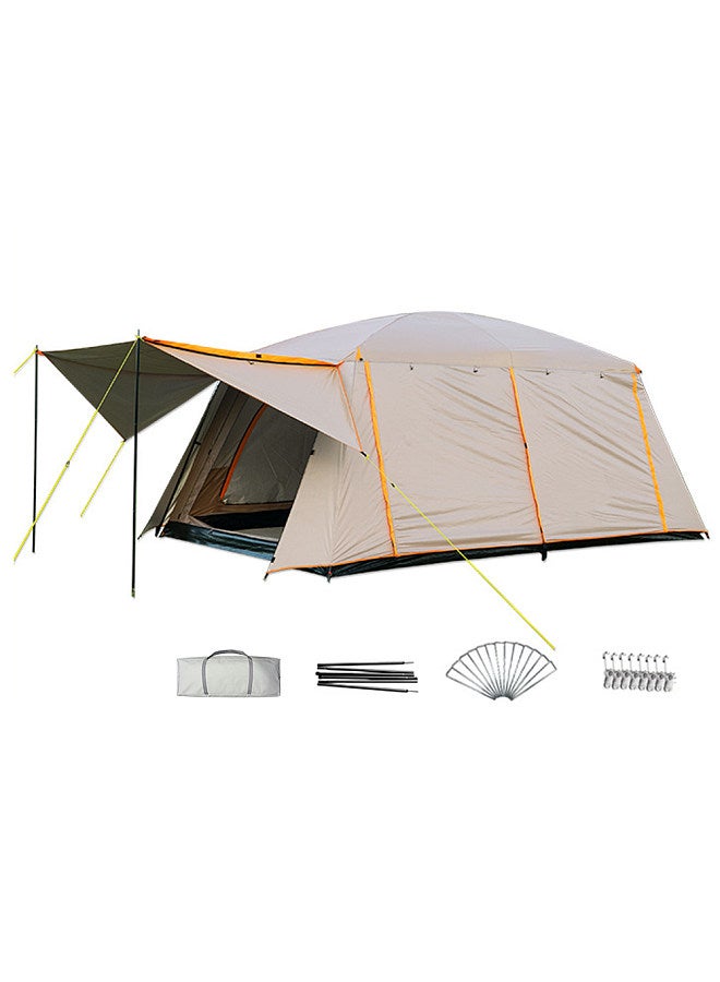 5-8 Person Camping Tent Large Capacity Cabin Tents Waterproof Portable Picnic Tent