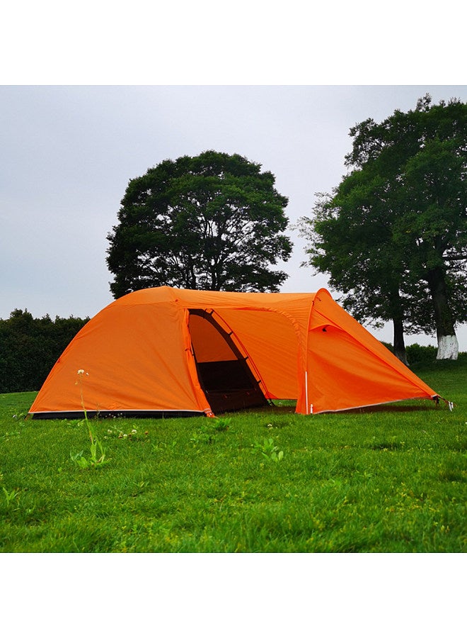 Waterproof Family Camping Tent 3 Person Light Weight Double Layer 1 Bedroom One Living Room