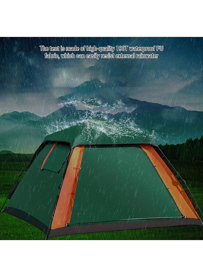 Outdoor Automatic Quick Open Tent Waterproof Camping Tent 3-4 Person Instant Setup Tent