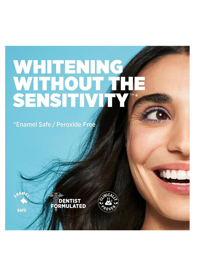 Lumineux Teeth Whitening Strips 21 Treatments – Peroxide Free - Enamel Safe for Whiter Teeth - Whitening Without The Sensitivity - Dentist Formulated and Certified Non-Toxic - Sensitivity Free