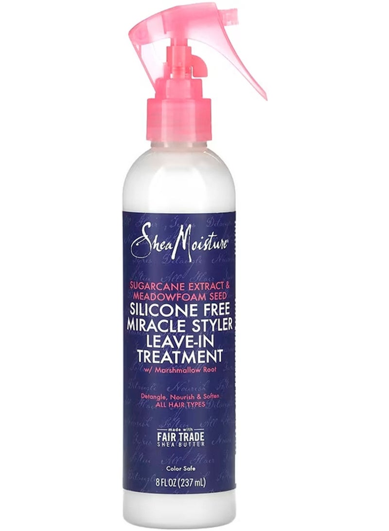 Sugarcane Extract And Meadowfoam Seed Silicone Free Miracle Styler Leave In Treatment