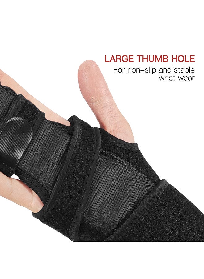 Finger Guards with Removable Splint Finger Support Brace Two or Three Fingers Stabilizer Adjustable Full Finger or Hand Brace for Home Work Sleep Pain Relief Left Hand