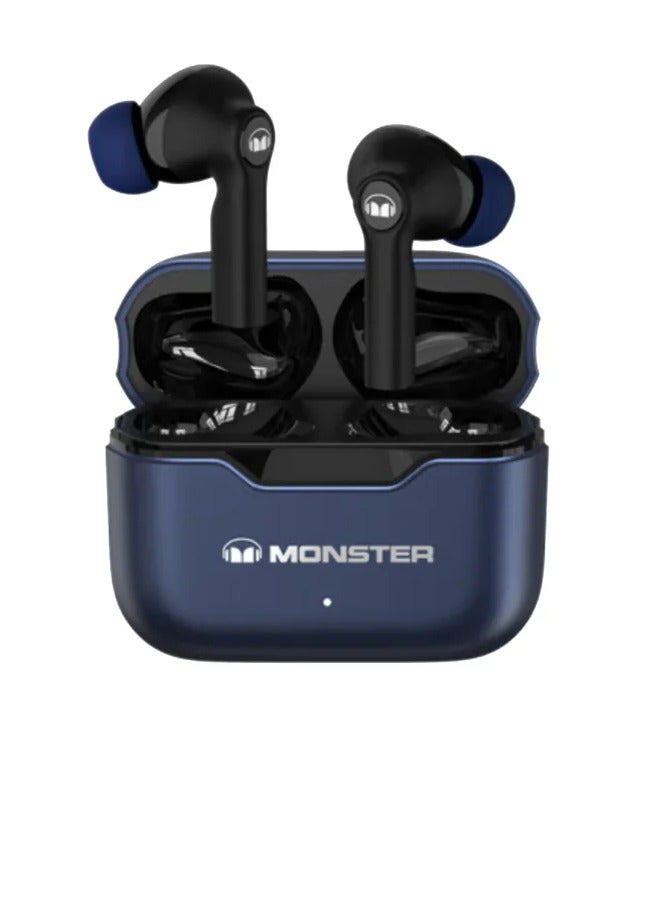Monster Airmars Xkt02 True Wireless Bluetooth Earphones - Blue