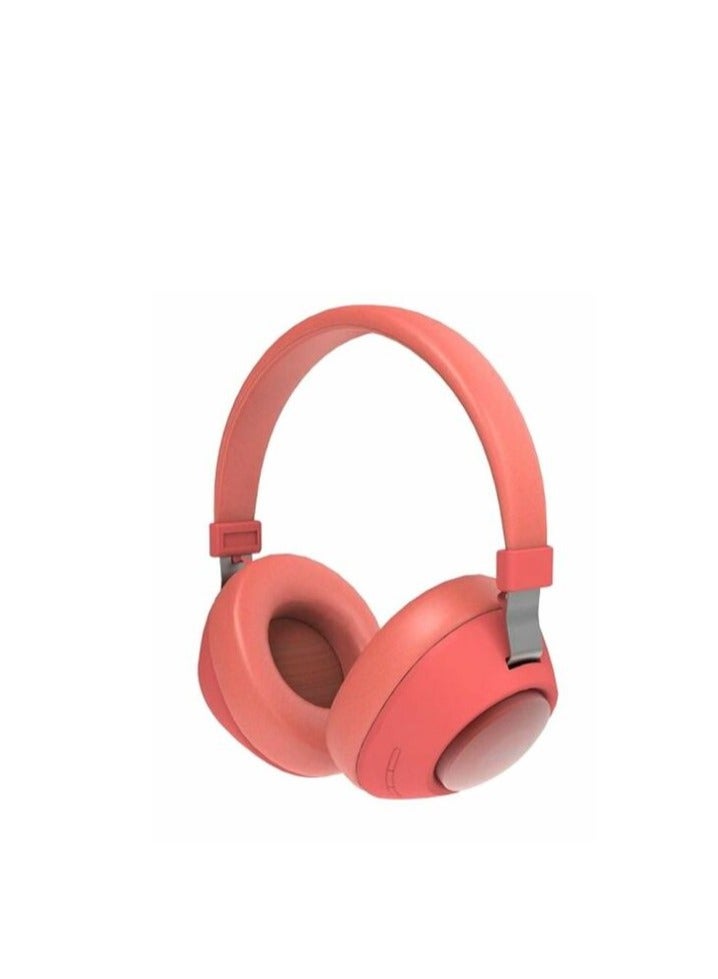 Soundtec Wireless Over-Ear Headphones Red