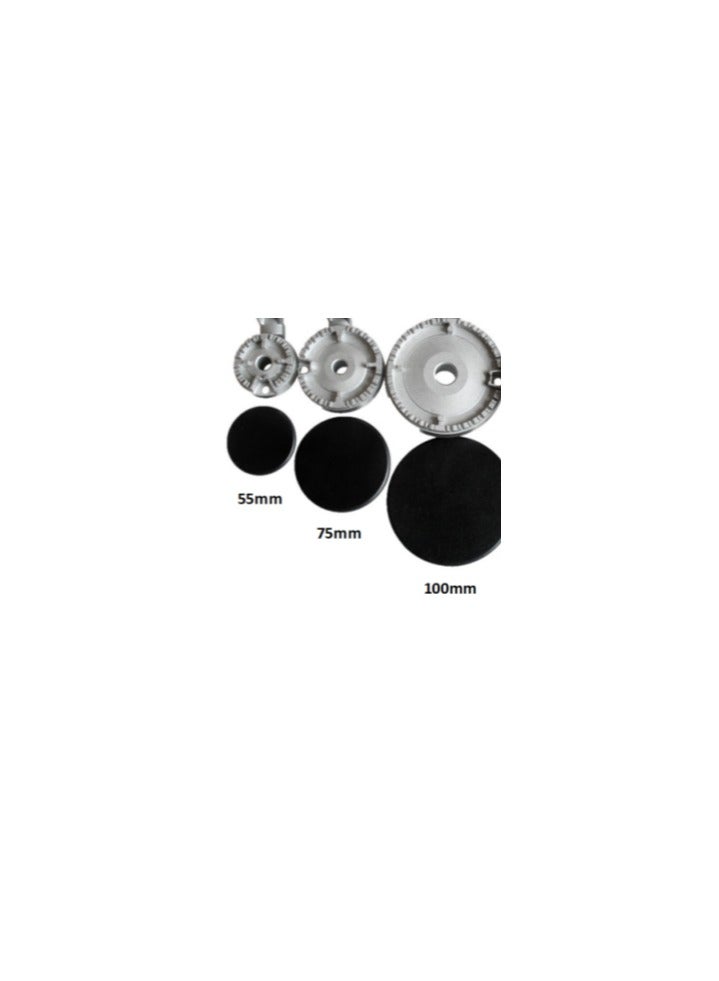 REPLACEMENT COOKING RANGE BURNER SET OF 3+3 IN DIFFERENT SIZES