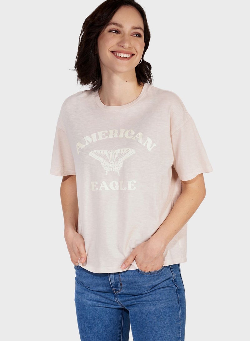 Logo Round Neck T-Shirt