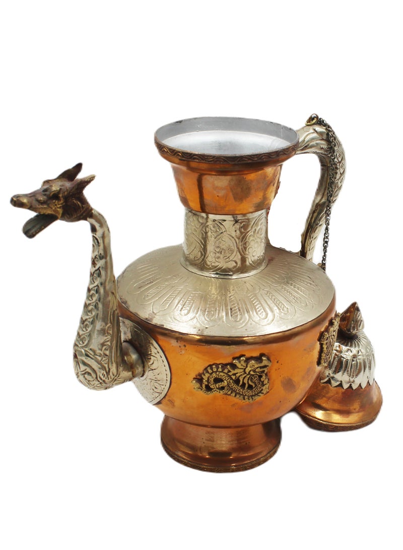 Handmade Arabic Traditional Aftaba With Dragon Head 33 cm