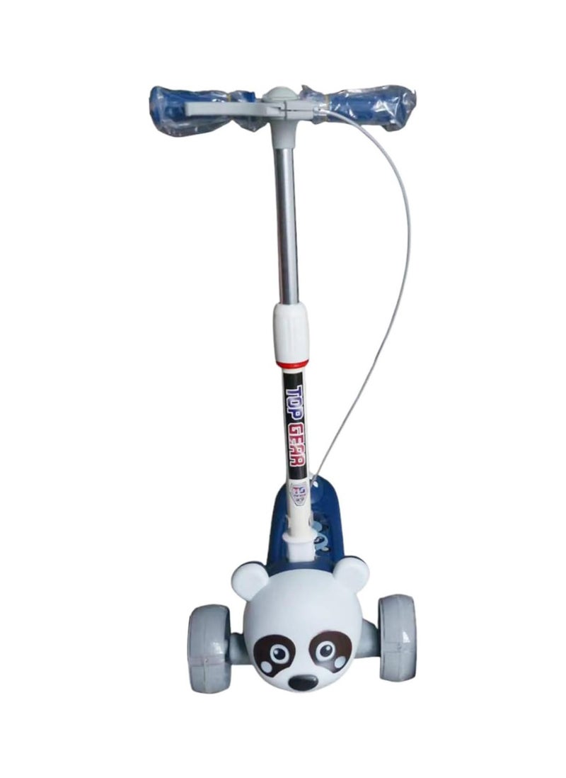 Top Gear Kick Scooter TG 633 for Kids Ages 3-8 Foldable - 3 Wheel Scooter and Adjustble Height - Blue
