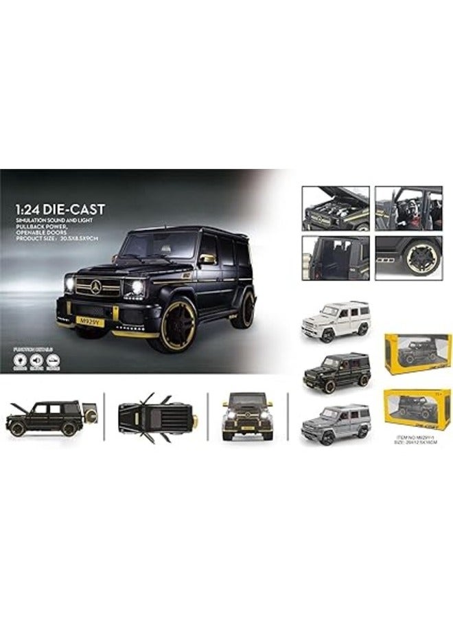 1:24 Scale Mercedes Benz G65 Model Kit Alloy Die Cast Toy Perfect Gift for Car Enthusiasts Home Decor or Office Display