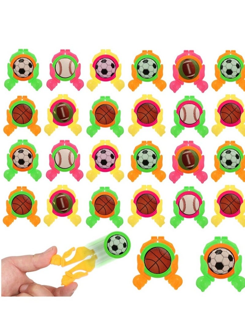 60 Pack Football Flying Saucers Launcher Toys, Party Favors Chasing Toy Gifts Toys, Outside Flying Toys, Suitable for Kids 3-8 Years Old