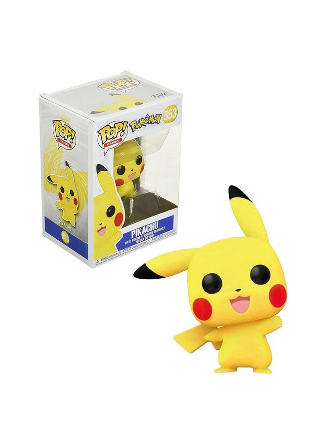Pokemon Pop Games Vinyl Figure Pikachu Waving (Flocked) 9Cm