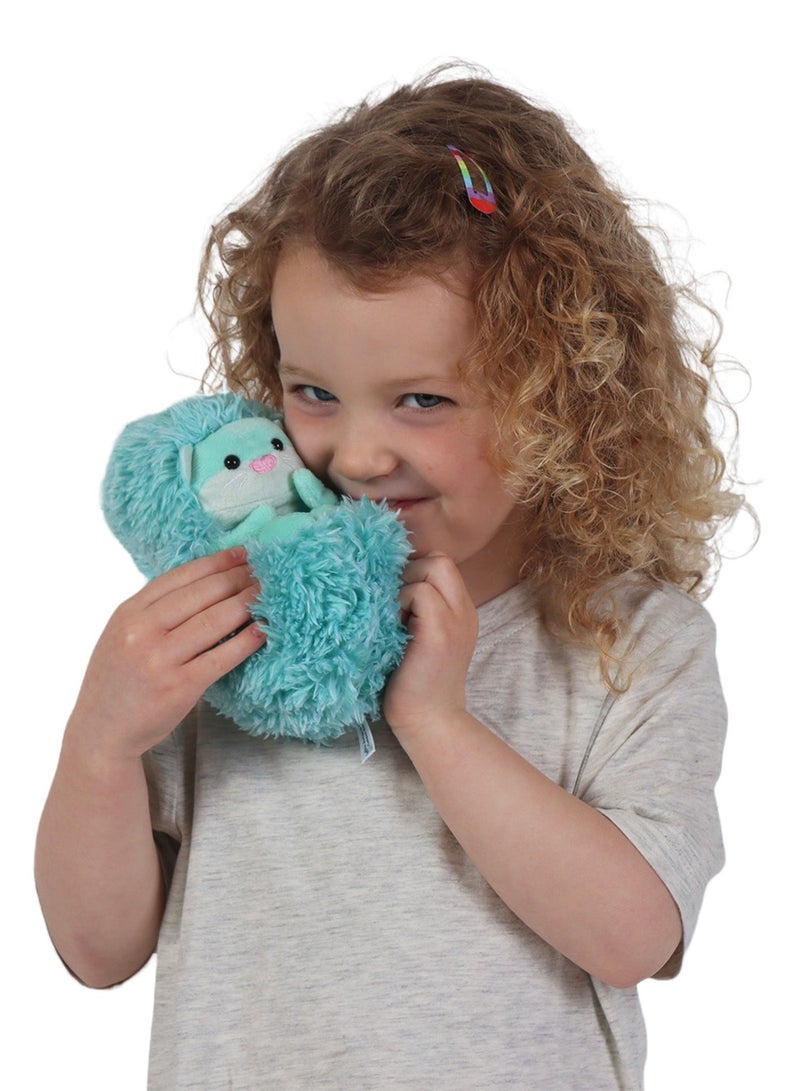 Curlimals Lottie the Otter Interactive Soft Toy With Over 50 Sounds and Reactions Responds to Touch Cuddly Fun Woodland Animal Gift For Girls and Boys Age 3+, Blue