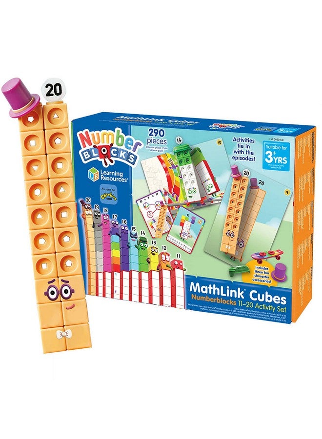 Mathlink Cubes Numberblocks 1120 Activity Set 30 Activities Linked To Tv Episodes 155 Cubes & More Ages 3+27 X 20.5 X 5.6 Centimeters
