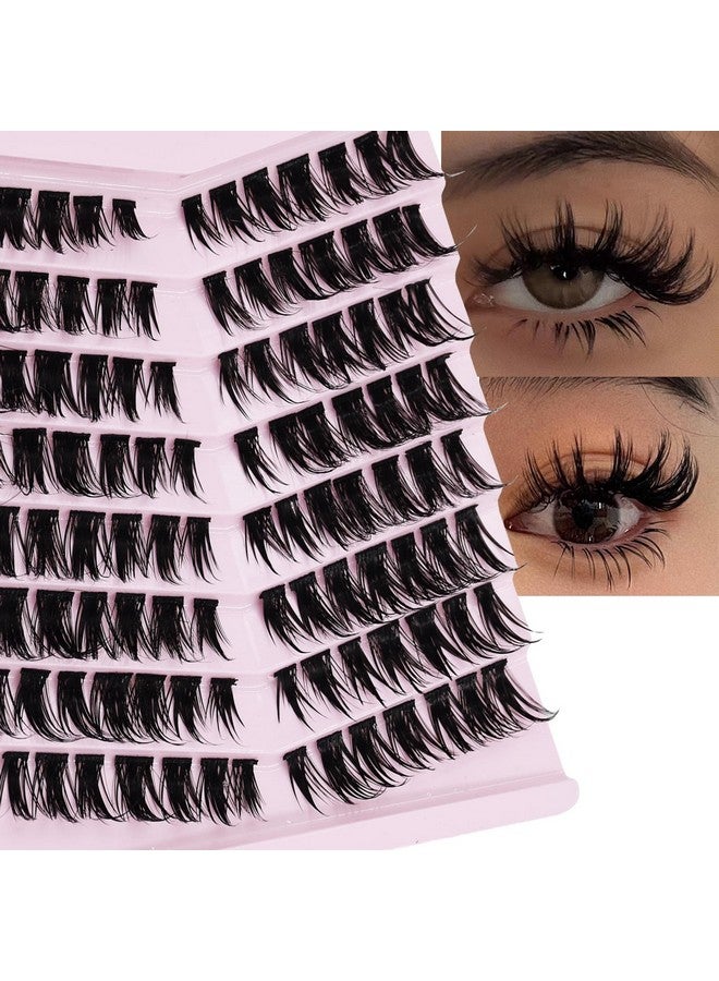 16Mm Individual Cluster Lashes Extension Eyelashes Wet Makeup Look Fluffy Mink Lashes For Japanese Manga Anime Cosplay False Lashes By Augenli (02)