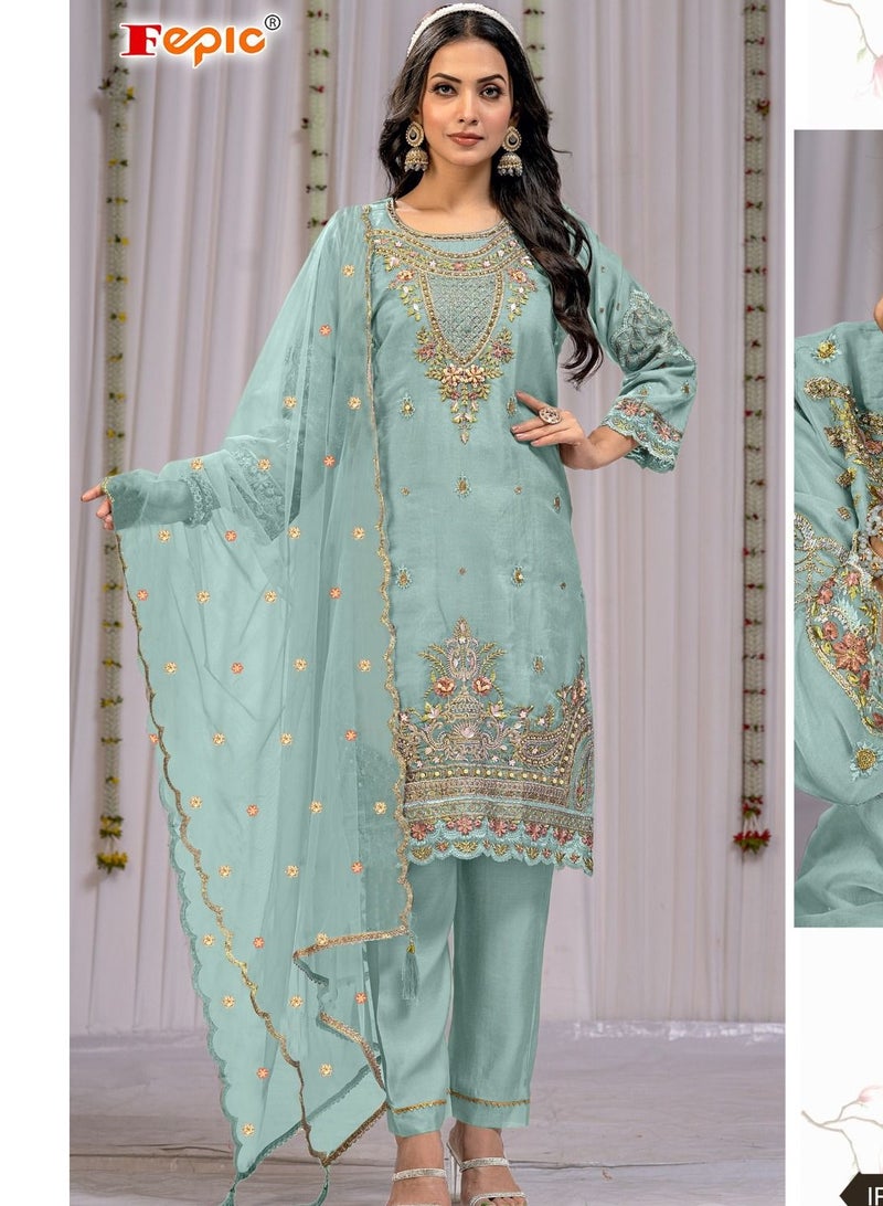 Wedding Fancy Women Wear Semi Stitched Pakistani Dress
