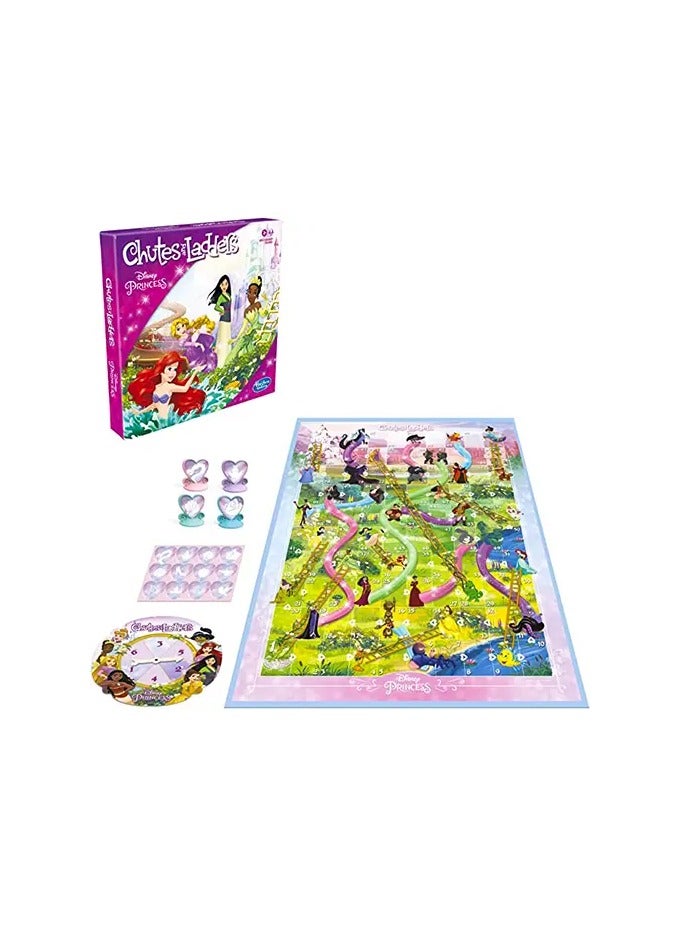 Hasbro Chutes and Ladders: Disney Princess Edition Board Game for Kids