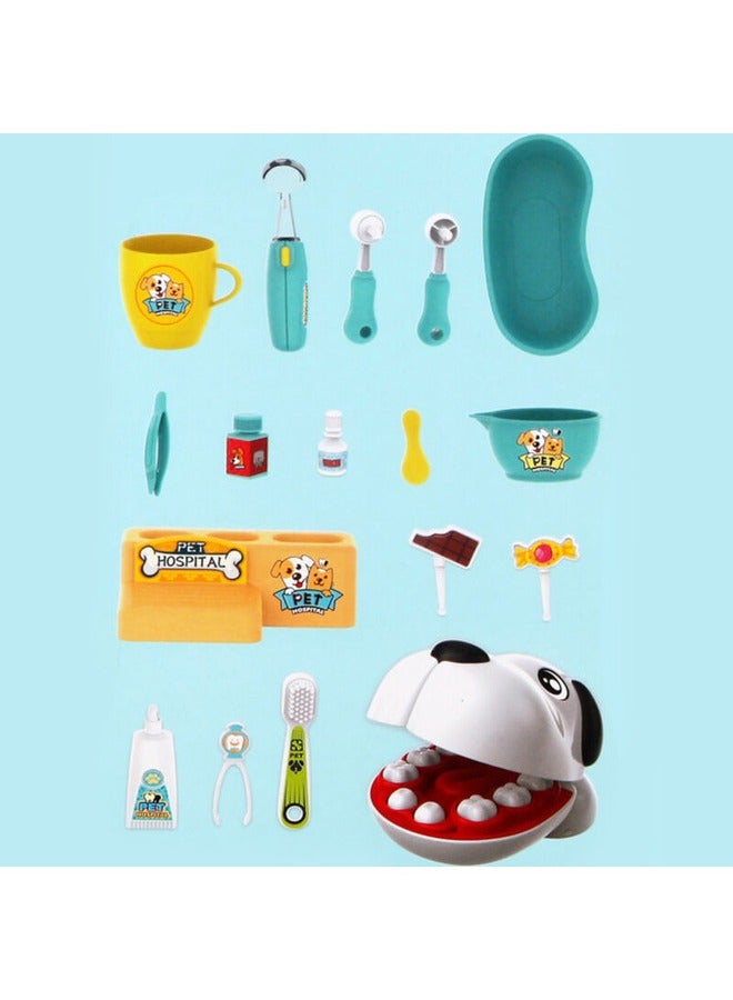 Kids Dentist Kit Doctor Pretend Play Set For Toddlers Dental Studio