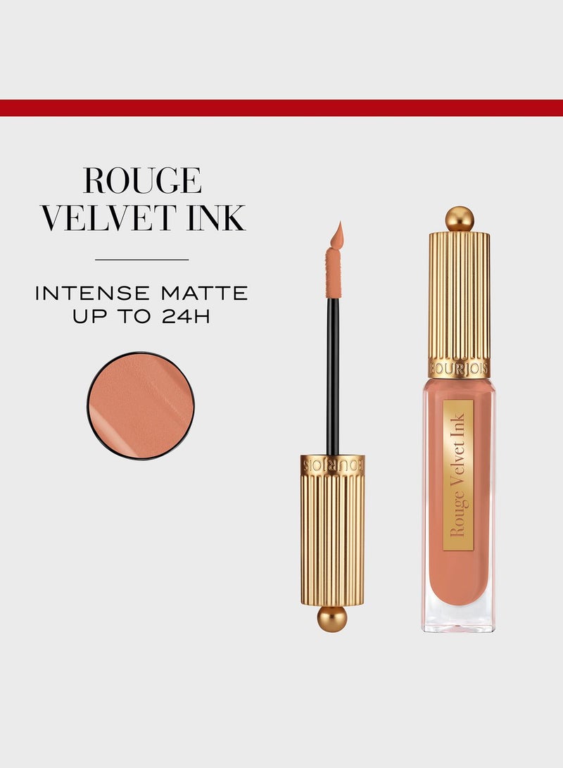 Rouge Velvet Ink Matte Liquid Lipstick 01 Beige de