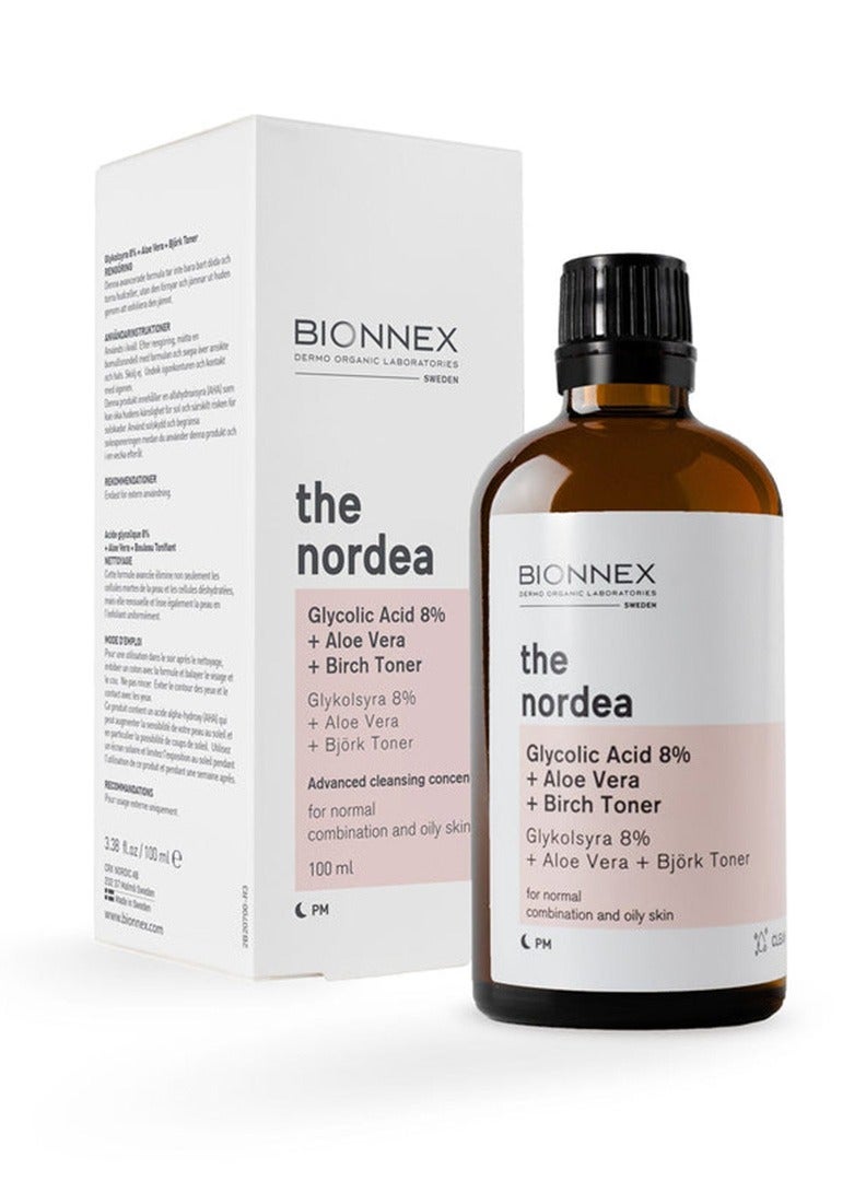 The Nordea Glycolic Acid 8% + Aloe Vera + Birch Toner