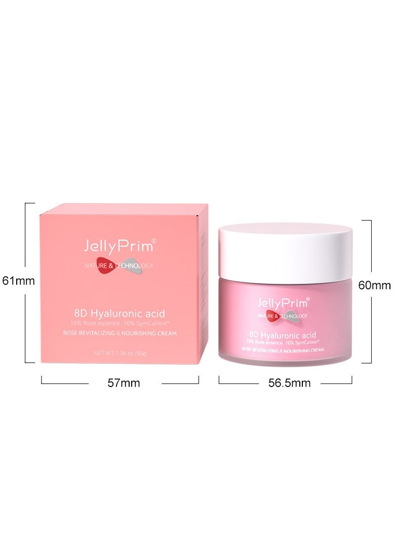 ellyPrim fades facial fine lines and brightens skin tone, hydrating and moisturizing cream 50g