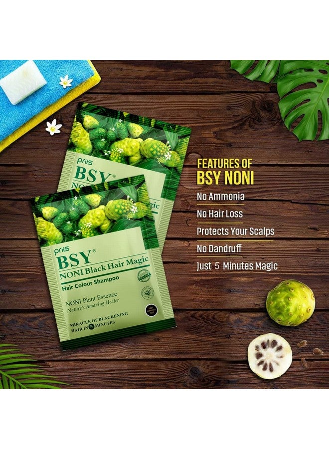 K Of 3 Bsy Noni Black Hair Magic Organic Natural Hair Dye (Black) 20Ml