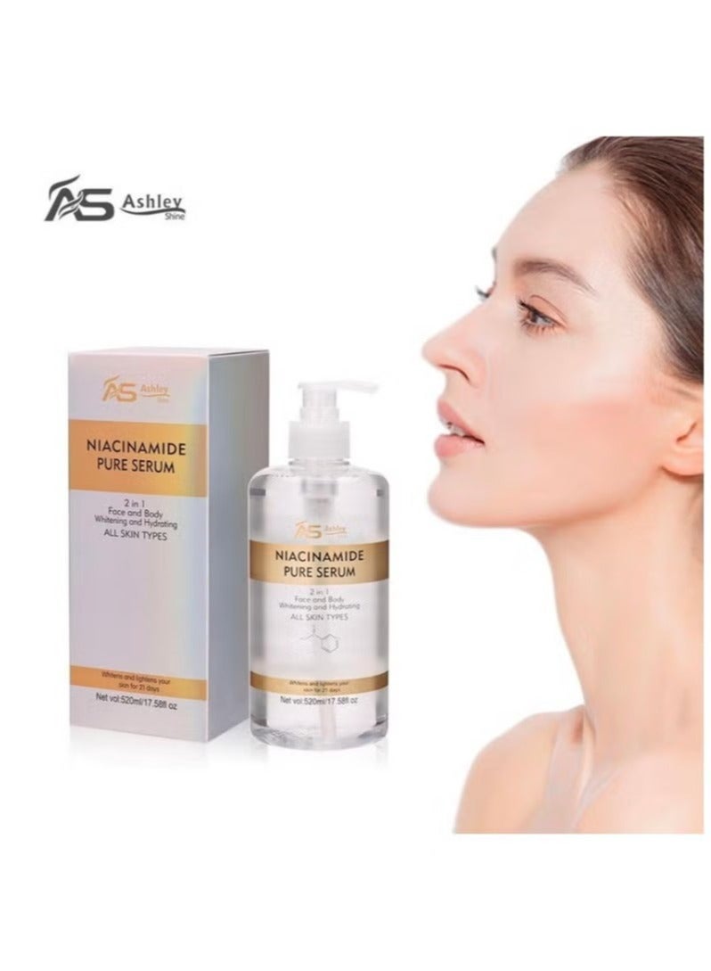 NIACINAMIDE PURE SERUM 2 in 1 Face and Body Whitening and Hydrating ALL SKIN TYPES