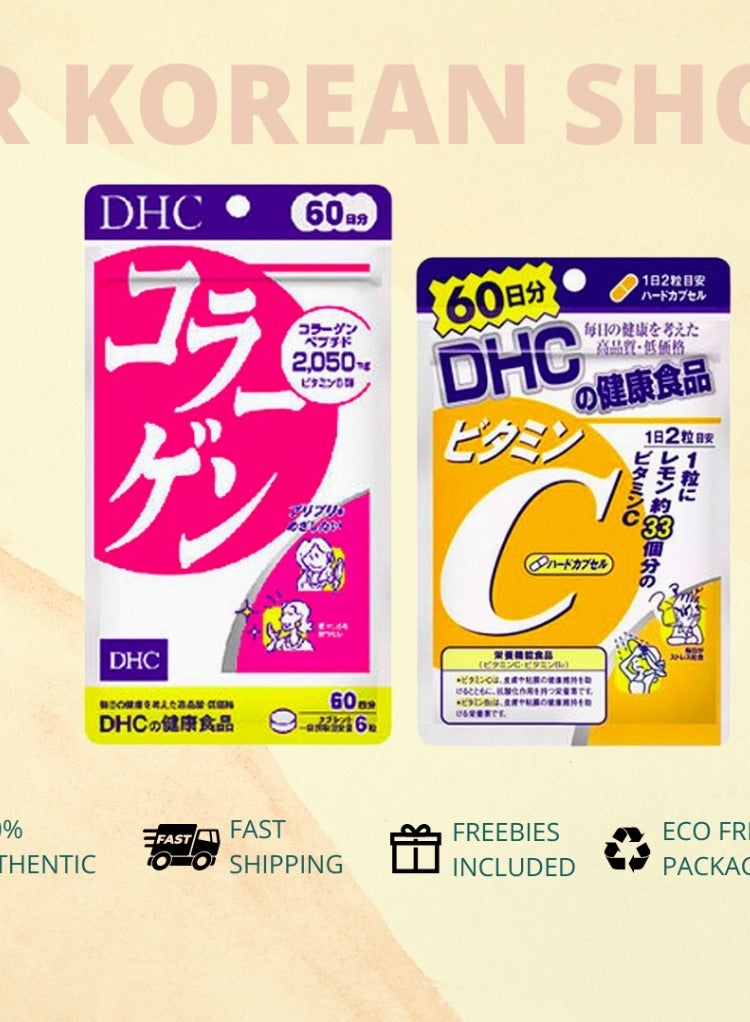 DHC Collagen and Vitamin C Supplements