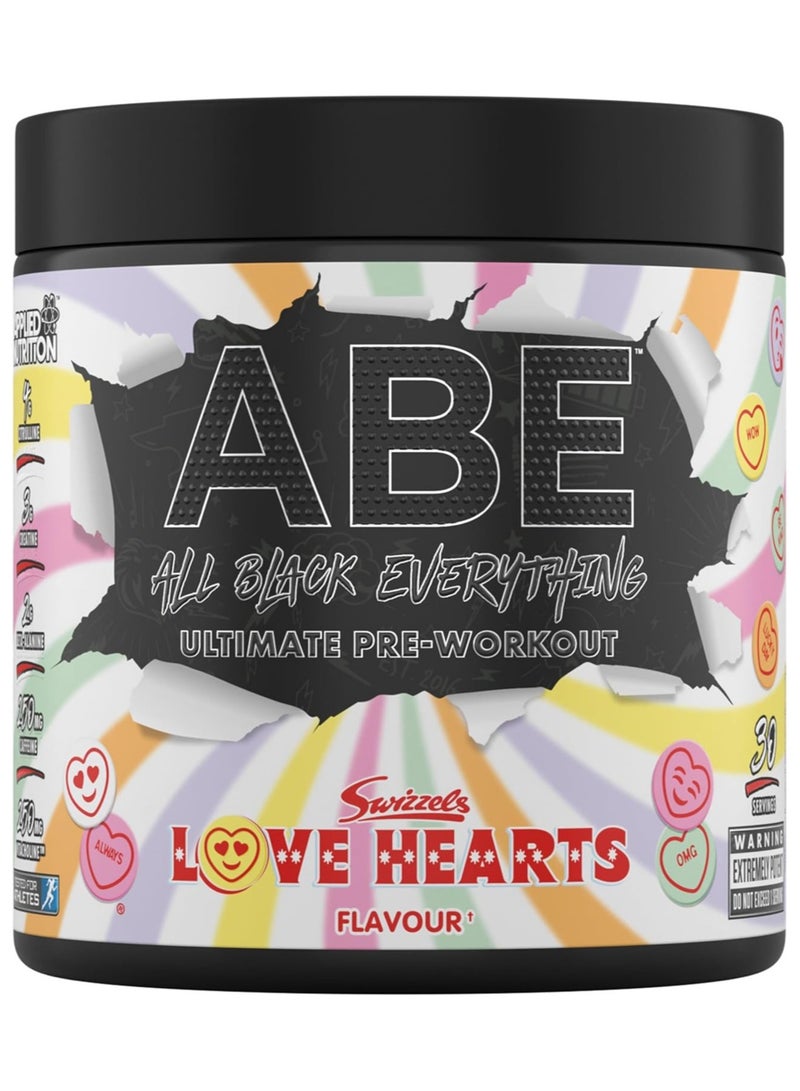 Applied Nutrition ABE Pre-Workout 375g Swizzels Love Heart Flavor 30 Serving