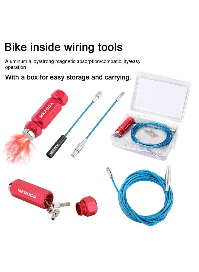 Bike Internal Cable Routing Tool Quick-release Bicycle Internal Wiring Tool Bike Frame Internal Wire Routing Tool Bike Repairing and Maintenance Accessory