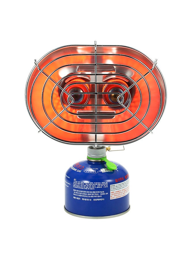 Double Head Outdoor Heater Portable Infrared Ray Camping Heating Stove Warmer Heating Gas Stove
